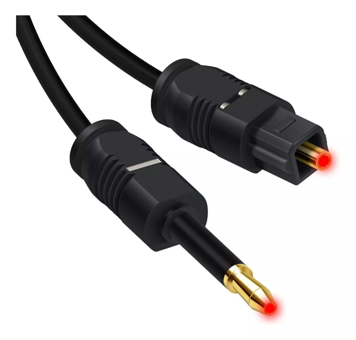 Cabo Óptico Áudio Digital Mini Toslink 3,5mm Spdif